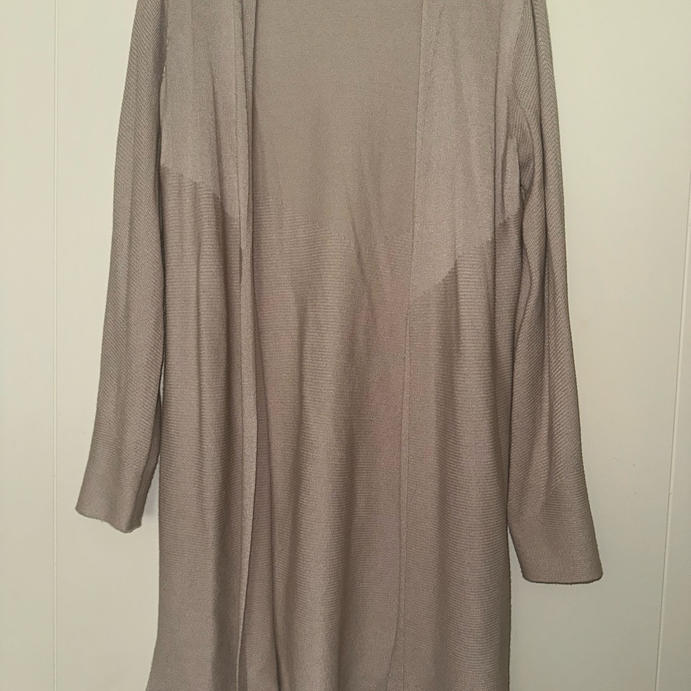 Elegant Taupe Women's Cardigan